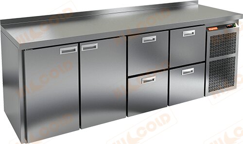 Стол охлаждаемый HICOLD GN 1122 BR2 TN для предприятий общественного питания Стол охлаждаемый HICOLD GN 1122 BR2 TN для предприятий общественного питания