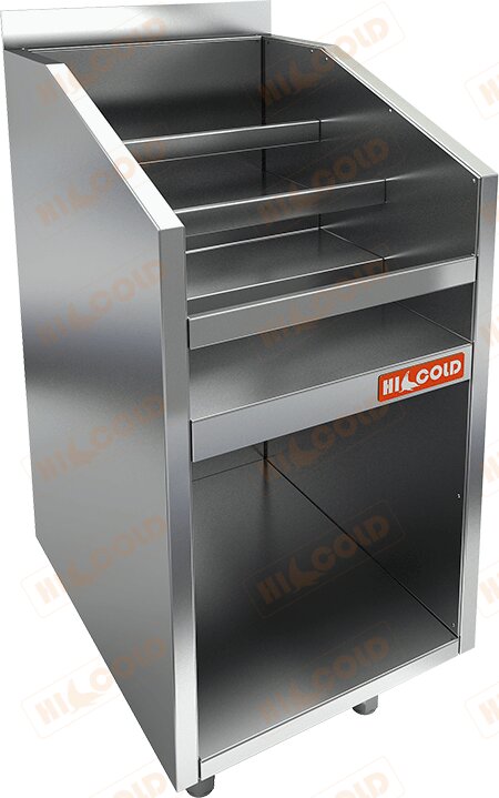 Ликёрная лестница с бортом HICOLD НБМЛЛ-4/6Б для предприятий общественного питания