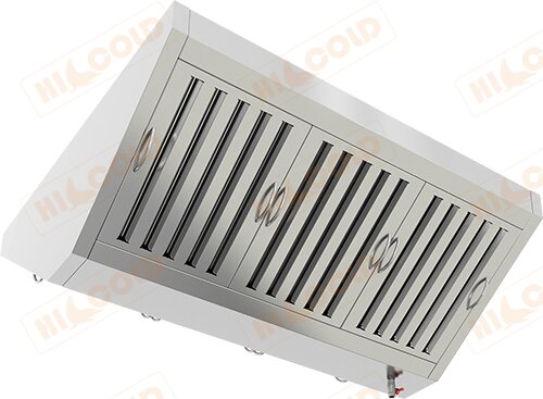 Зонт вытяжной островной без козырька HICOLD ЗВОО-0810 для предприятий общественного питания