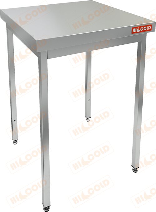 Стол нержавеющий разделочный центральный без полки HICOLD НСО-7/6 для предприятий общественного питания