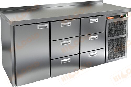 Стол морозильный HICOLD GN 133 BR2 BT для предприятий общественного питания Стол морозильный HICOLD GN 133 BR2 BT для предприятий общественного питания