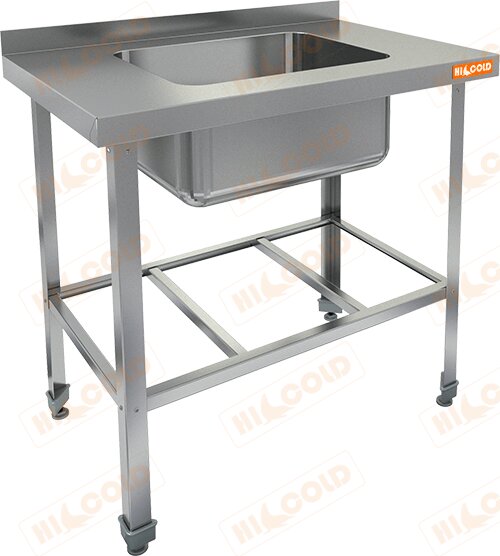 Ванна моечная 1-но секционная HICOLD НСО1М-9/7БР ЭЦ для предприятий общественного питания Ванна моечная 1-но секционная HICOLD НСО1М-9/7БР ЭЦ для предприятий общественного питания