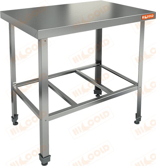 Стол центральный с полкой решеткой HICOLD НСО-10/7 ЭН для предприятий общественного питания