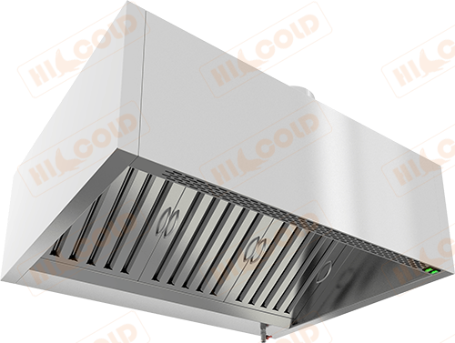 Зонт вытяжной пристенный коробчатый HICOLD ЗКВПО-1509 для предприятий общественного питания