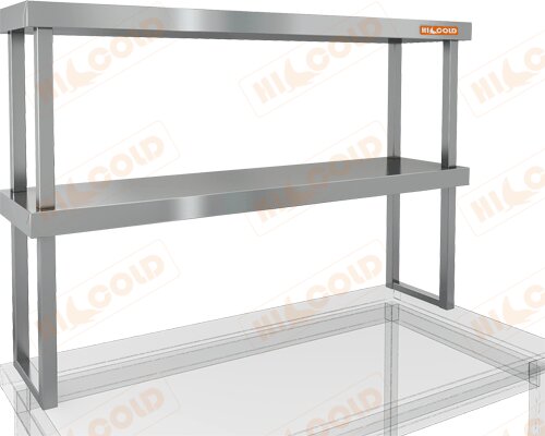 Полка настольная двойная HICOLD НПСТ2-10/4 для предприятий общественного питания