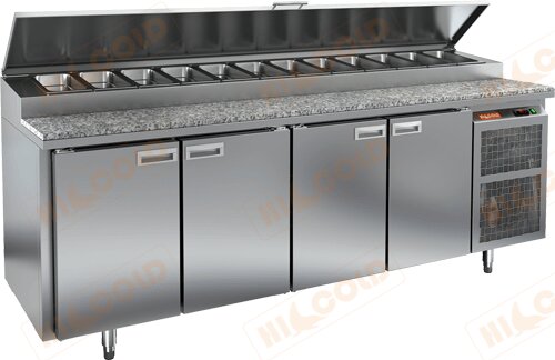 Стол охлаждаемый для пиццы HICOLD PZ1-1111/GN камень для предприятий общественного питания