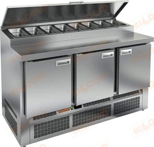 Стол холодильный для пиццы HICOLD PZE2-111/GN для предприятий общественного питания