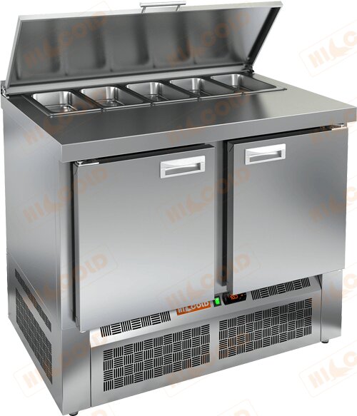 Стол холодильный для салатов (саладетта) HICOLD SLE2-11GN для предприятий общественного питания