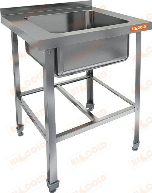 Ванна моечная 1-но секционная HICOLD НСО1М-7/7БР ЭН для предприятий общественного питания Ванна моечная 1-но секционная HICOLD НСО1М-7/7БР ЭН для предприятий общественного питания