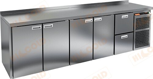 Стол охлаждаемый HICOLD GN 11112 BR2 TN для предприятий общественного питания Стол охлаждаемый HICOLD GN 11112 BR2 TN для предприятий общественного питания