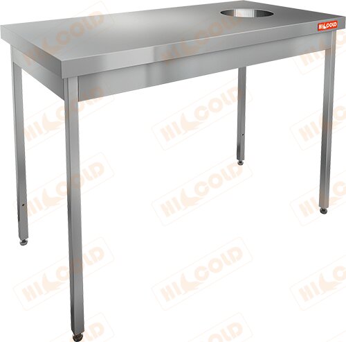 Стол нержавеющий для сбора отходов HICOLD НДСО-10/6 для предприятий общественного питания Стол нержавеющий для сбора отходов HICOLD НДСО-10/6 для предприятий общественного питания