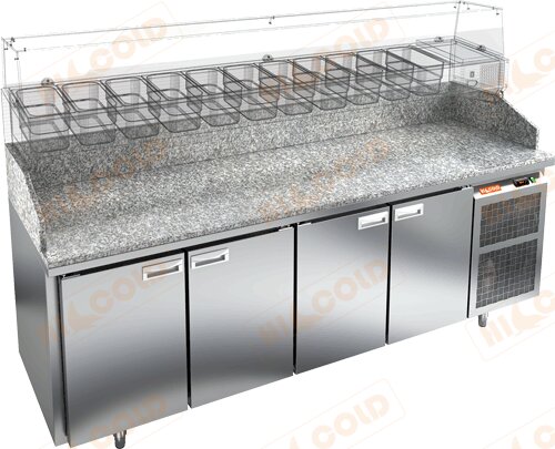 Стол охлаждаемый для пиццы HICOLD PZ3-1111/SN для предприятий общественного питания Стол охлаждаемый для пиццы HICOLD PZ3-1111/SN для предприятий общественного питания