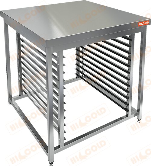 Подставка нержавеющая под пароконвектомат HICOLD НППК-9/9/9 для предприятий общественного питания
