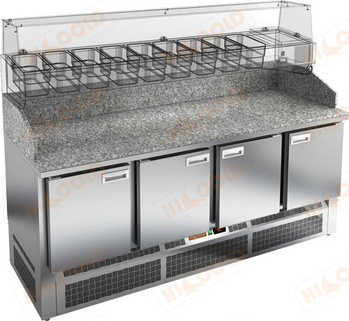 Стол охлаждаемый для пиццы HICOLD PZE3-1111/SN для предприятий общественного питания Стол охлаждаемый для пиццы HICOLD PZE3-1111/SN для предприятий общественного питания