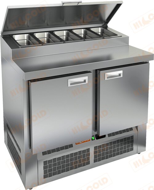 Стол охлаждаемый для пиццы HICOLD PZE1-11/GN для предприятий общественного питания
