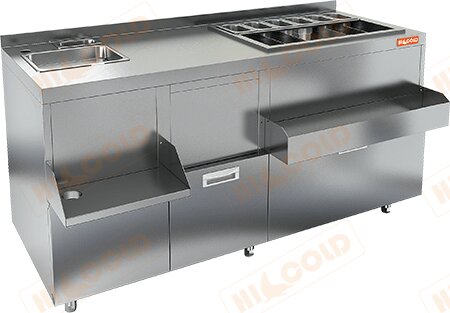 Барная станция HICOLD НБМКС-15/6БПК для предприятий общественного питания