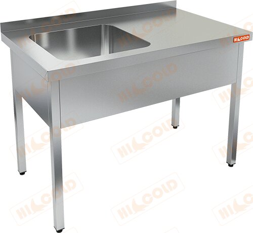 Ванна моечная односекционная HICOLD НСО1М-12/7БЛ для предприятий общественного питания