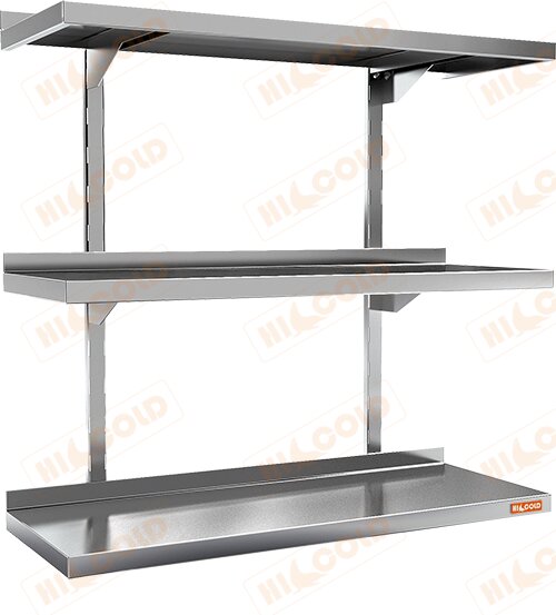 Полка настенная каскадная HICOLD НПНК-10/4 для предприятий общественного питания