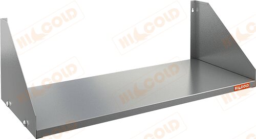 Полка нержавеющая настенная сплошная HICOLD НПС-9/3 для предприятий общественного питания