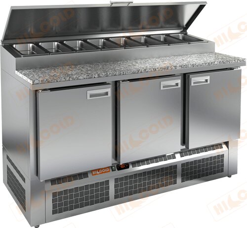 Стол холодильный для пиццы HICOLD PZE2-111/GN камень для предприятий общественного питания